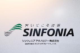 Signage and logo of Sinfonia Technology